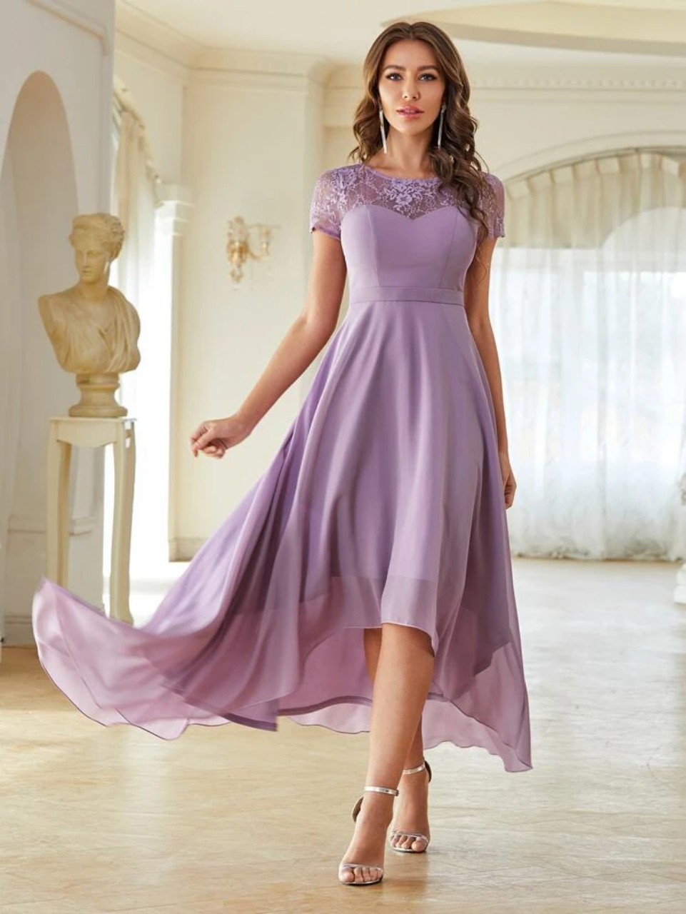 mauve color dress