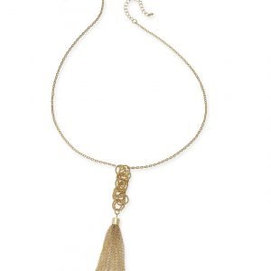 Long Tassel Pendant Necklace, (GOLD), (SILVER)