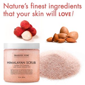 Himalayan Salt Body Scrub with Lychee Oil