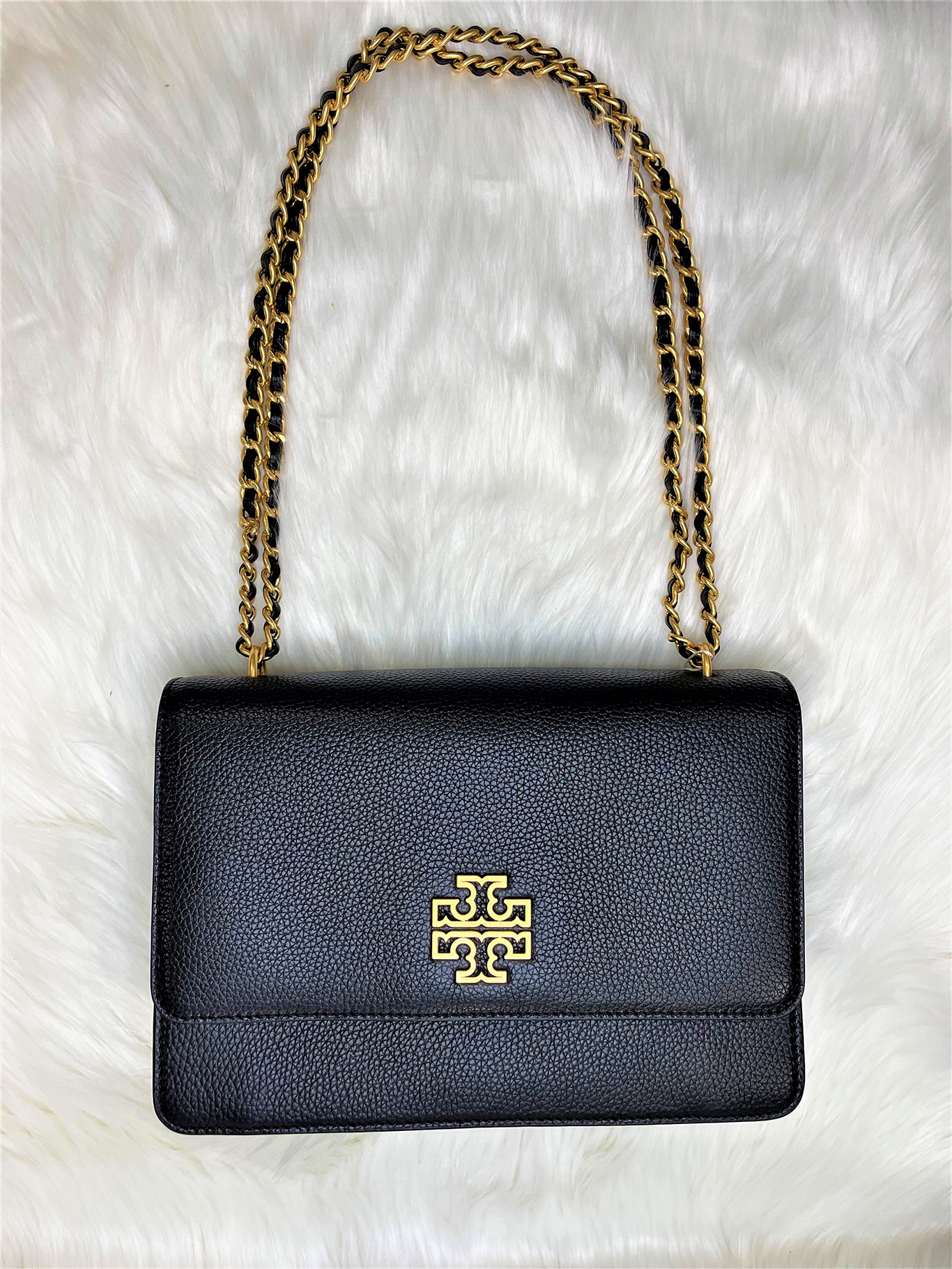 TORY BURCH Britten Adjustable Shoulder (BLACK) – CB Shop USA