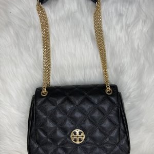 TORY BURCH Willa Small Shoulder Bag (BLACK)