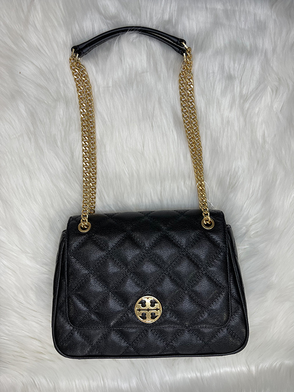 TORY BURCH WILLA Mini Top Handle Leather Crossbody Bag AUTH NWT $498