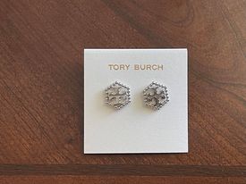Tory Burch Milgrain Hex Earring
