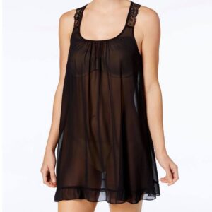 Chemise Nightgown (BLACK)