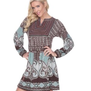 Women's Phebe Embroidered Sweater Dress