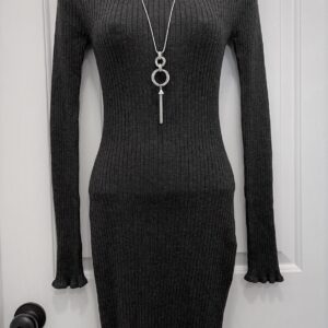 Sweater Dress (Dark Gray)