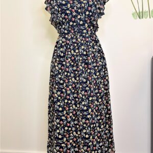 Floral Dress (Dark Blue Flower)