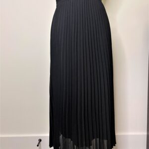 Alfani Pleated Midi Skirt (BLACK)