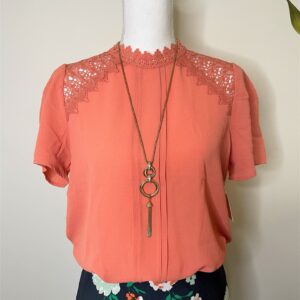 Eyelet-Embroidered Top