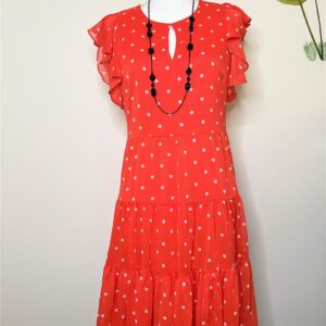 Dot-Print Dress