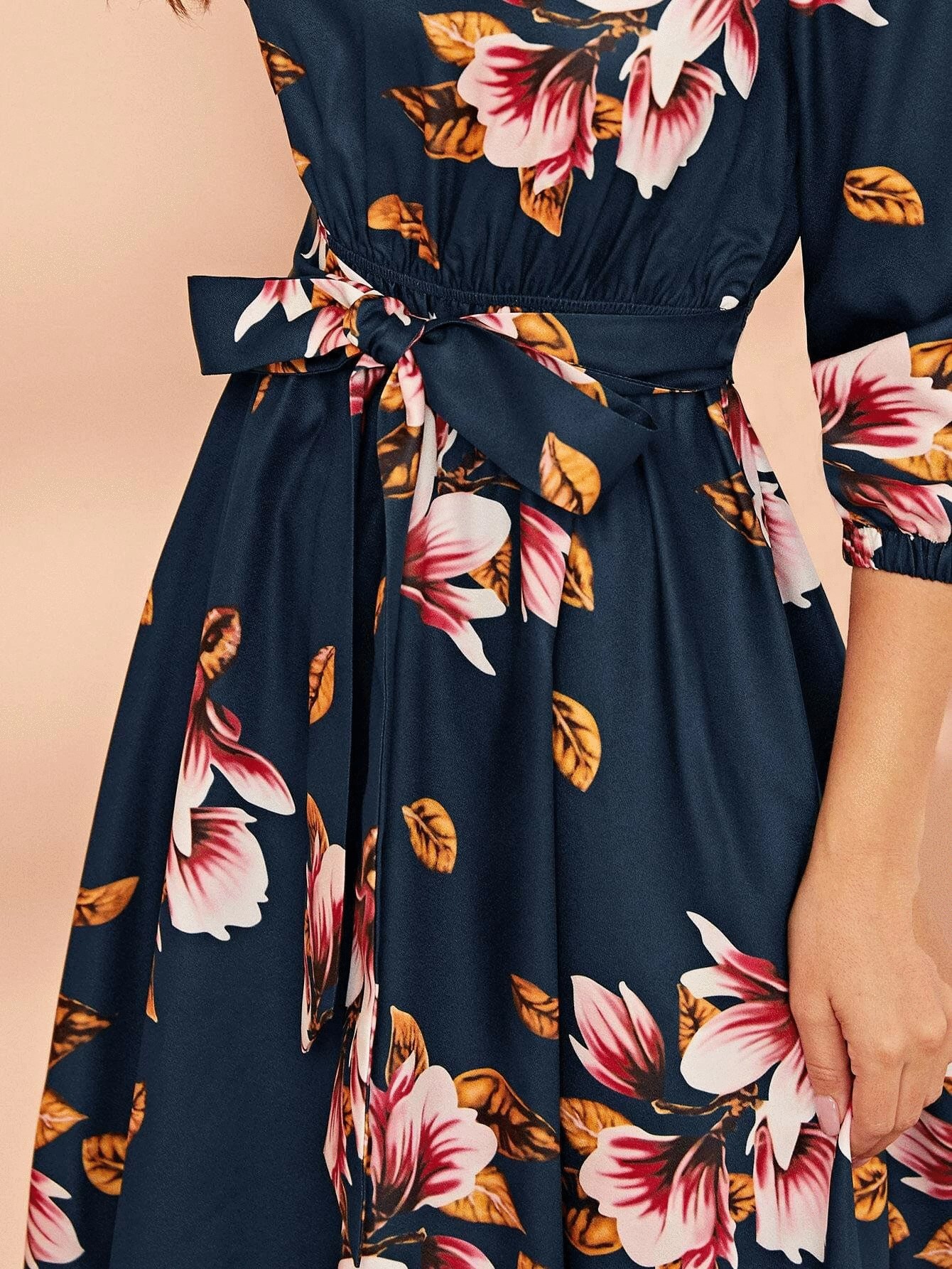 shein floral dress