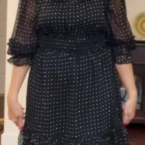 WALTER BAKER Polko Dot Dress (Black)