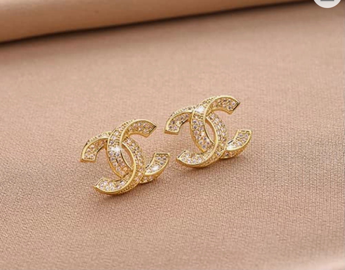 Chanel cc chain earrings - Gem